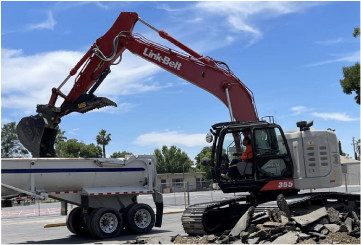 Heavy construction equipment for California, Arizona, Nevada